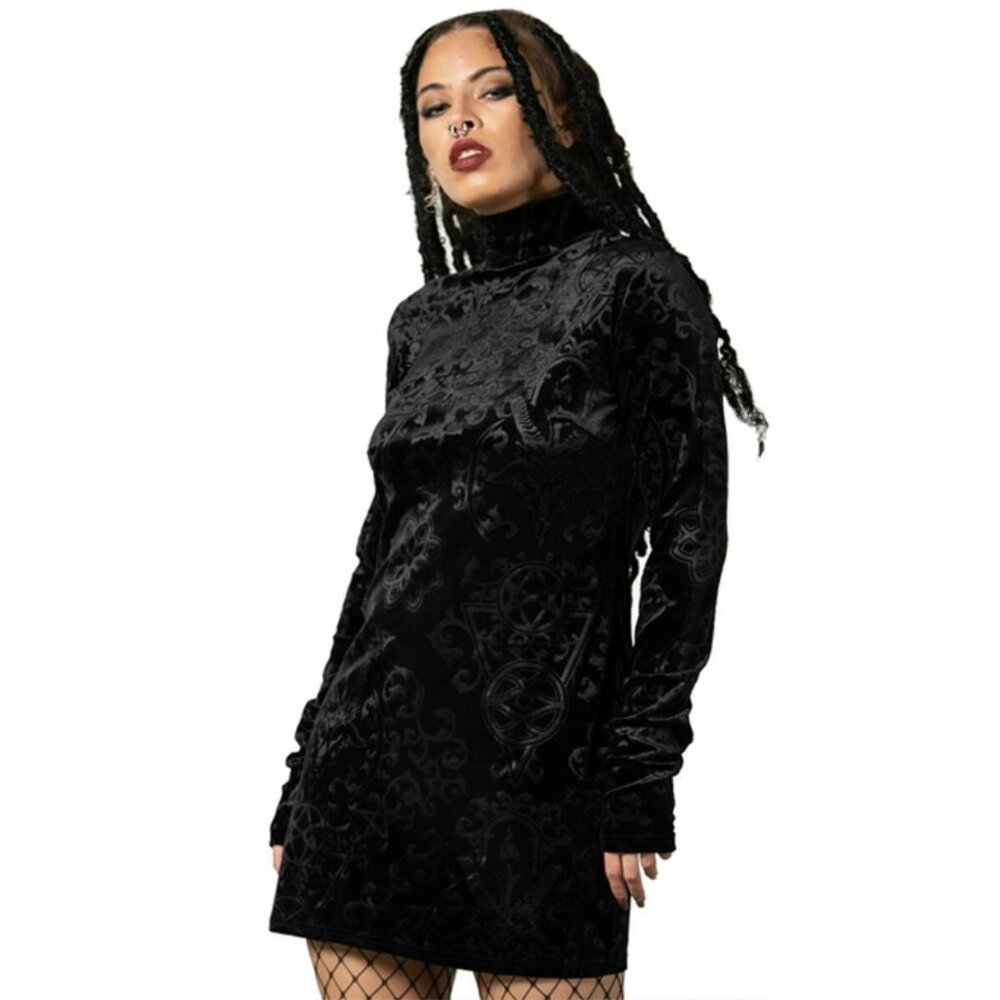DONATED Blasphemia velvet dress